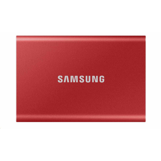 Samsung Externí SSD disk T7 - 2TB - červený - EOL