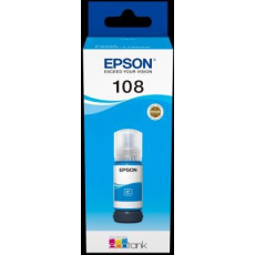 EPSON 108 EcoTank Cyan ink bottle