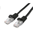 C-TECH kabel patchcord Cat6, UTP, černý, 3m