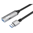 PREMIUMCORD USB 3.2. repeater a prodlužovací kabel Male-Female, 5Gbps Aluminium 5m