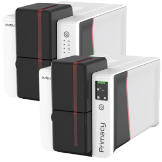 Evolis Primacy 2, dual sided, 12 dots/mm (300 dpi), USB, Ethernet, disp.