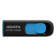 ADATA Flash Disk 128GB UV128, USB 3.1 Dash Drive (R:90/W:40 MB/s) černá/modrá