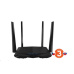 Tenda AC6 Wireless AC1200 Dual Band Router, 3x 10/100 RJ45, 4x anténa 5 dBi