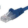 PREMIUMCORD Patch kabel UTP RJ45-RJ45 CAT5e 0.25m modrá