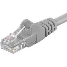 PremiumCord Patch kabel UTP RJ45-RJ45 CAT6 5m šedá