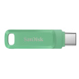 SanDisk Flash Disk 256GB Ultra Dual Drive Go, USB-C 3.2, Zelená