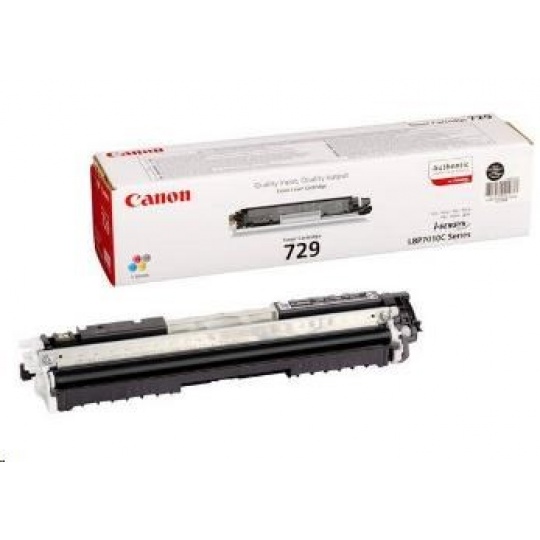 Canon TONER CRG-729BK černý pro LBP7010C, 7018C (1 200 str.)