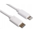 PREMIUMCORD Apple Lightning - USB-C™ USB nabíjecí a datový kabel MFi pro Apple iPhone/iPad, 0,5m