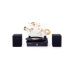 Orava RR-41 gramofon, 2x 10W, AUX vstup, AUDIO out, Bluetooth, 33, 45 a 78 RPM, černá