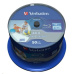 VERBATIM BD-R SL Datalife (50-pack)Blu-Ray/Spindle/6x/25GB WHITE BLUE SURFACE