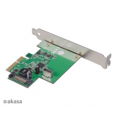 AKASA síťová karta USB 3.2 HOST card, 10Gbps USB 3.2 Gen 2, Interní, 20-pin, PCIe