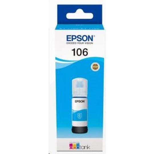 EPSON ink bar 106 EcoTank Cyan ink bottle