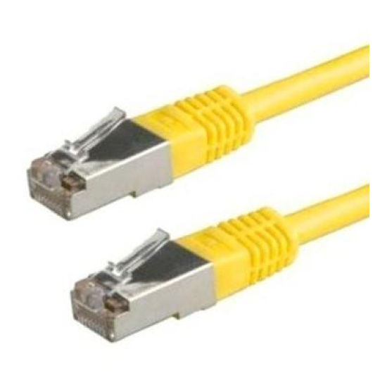 XtendLan patch kabel Cat5E, FTP - 1m, žlutý (prodej po 10 ks)