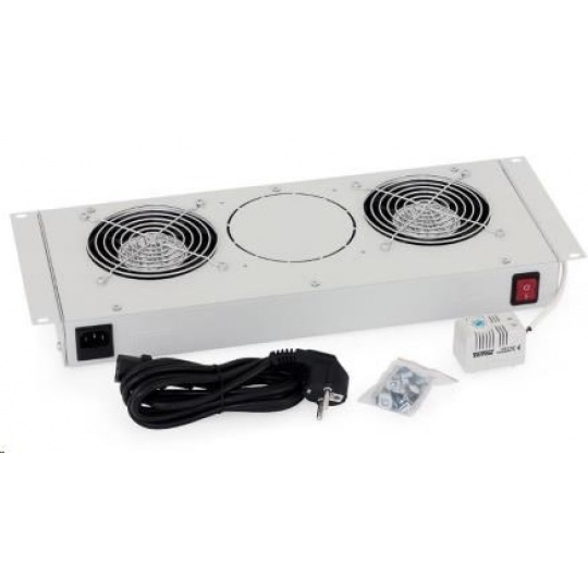 TRITON Ventilační jednotka horní (spodní) pro RBA-A6, RUA, 2 ventilátory, 230V/30W, termostat, šedá