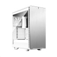 FRACTAL DESIGN skříň Define 7 Compact White TG Clear, USB 3.1 Type-C, 2x USB 3.0, bez zdroje, mATX