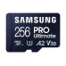 Samsung micro SDXC 256GB PRO Ultimate + SD adaptér