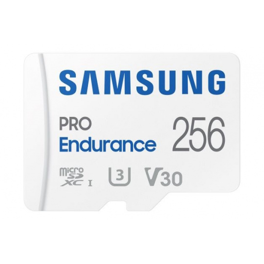 Samsung micro SDXC karta 256GB PRO Endurance + SD adaptér