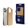 3mk ochranný kryt Hardy Silicone MagCase pro Apple iPhone 15 Pro Max, Dark Gold