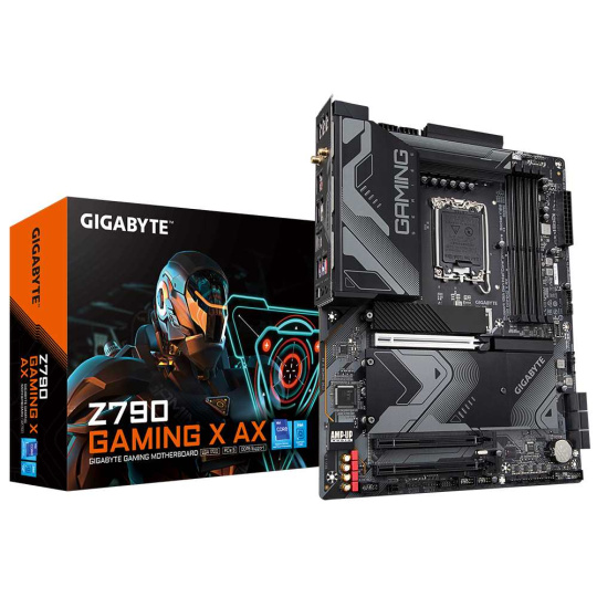 GIGABYTE MB Sc LGA1700 Z790 GAMING X AX, Intel Z790, 4xDDR5, 1xDP, 1xHDMI, WI-FI