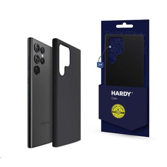 3mk ochranný kryt Hardy Android Silicone MagCase pro Samsung Galaxy S22 Ultra 5G, černá