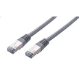 C-TECH kabel patchcord Cat5e, FTP, šedý, 5m