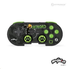 Hyperkin Pixel Art Miraculous Bluetooth Controller for Nintendo Switch/PC/Mac/Android (Cat Noir)