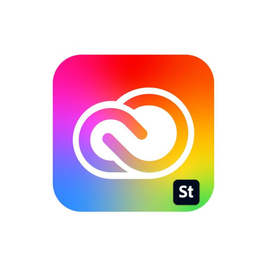 Adobe Creative Cloud for teams All Apps with Adobe Stock MP ML (+CZ) COM NEW 1 User, 1 Month, Level 3, 50-99 Lic