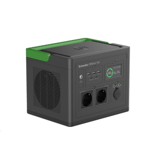 APC Schneider OffGrid Portable Power Station 730, 738Wh Lithium-ion, 2 Schuko, Sinewave