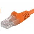 PREMIUMCORD Patch kabel UTP RJ45-RJ45 CAT5e 3m oranžová