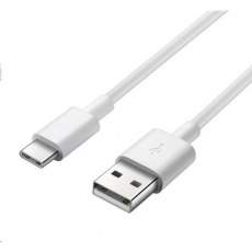 PremiumCord Kabel USB 3.1 C/M - USB 2.0 A/M, rychlé nabíjení proudem 3A, 3m, bílá