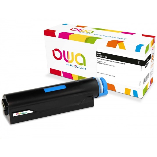 OWA Armor toner pro OKI Laserjet B401/MB451, 2500 stran, 44992402, černá/black