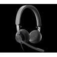 Logitech sluchátka s mikrofonem Zone Wired Teams Headset Graphite - EMEA