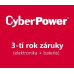 CyberPower 3. rok záruky pro BR700ELCD-FR, BR700ELCD