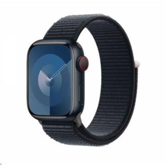 APPLE Watch Series 9 GPS + Cellular 41mm Midnight Aluminium Case with Midnight Sport Loop