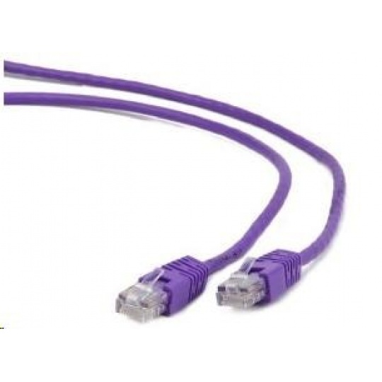 GEMBIRD kabel patchcord CAT6 stíněný FTP 0,25m, fialový