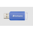 VERBATIM Flash Disk 64GB DataBar USB 2.0 Drive, modrá