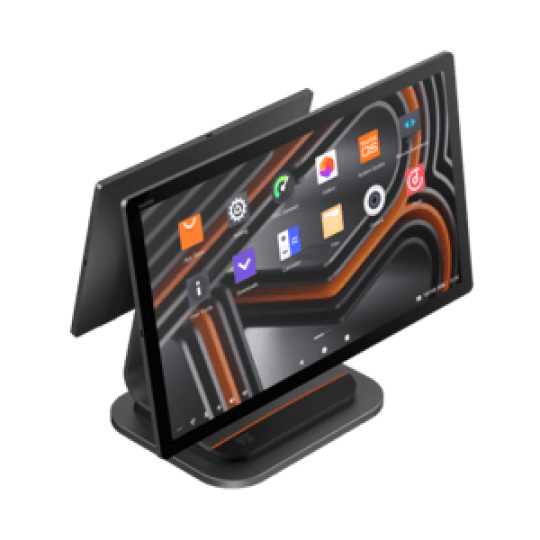 SUNMI T3 PRO, NFC, 39.6 cm (15,6''), Full HD, USB, USB-C, BT (BLE), Ethernet, Wi-Fi, Android, black, orange