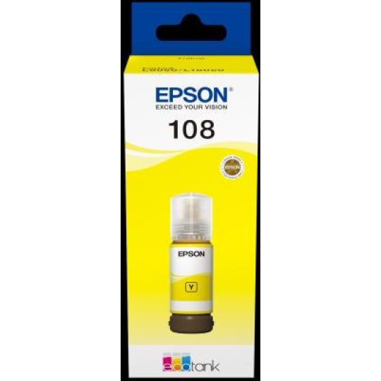 EPSON 108 EcoTank Yellow ink bottle