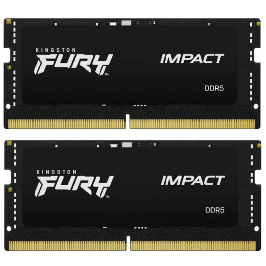 KINGSTON SODIMM DDR5 64GB (Kit of 2) 5600MT/s CL40 FURY Impact PnP