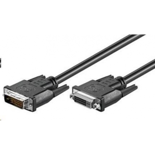 PREMIUMCORD DVI-D prodlužovací kabel,dual-link,DVI(24+1),MF, 2m