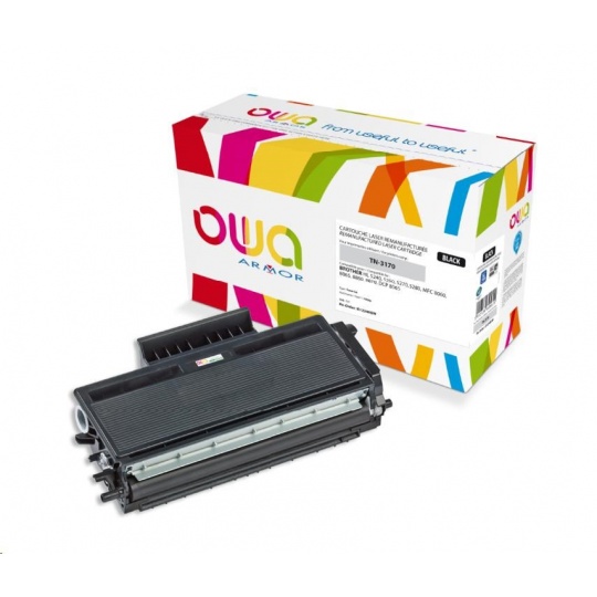 OWA Armor toner pro BROTHER HL 5240, 5250, 5270, 5280, 7000 Stran, TN3170,  černá/black (TN-3170)