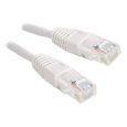 XtendLan patch kabel Cat5E, UTP - 0,5m, bílý (prodej po 10 ks)