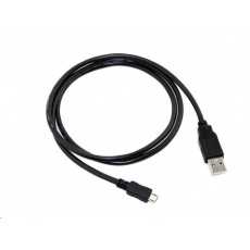 C-TECH kabel USB 2.0 AM/Micro, 0,5m, černý