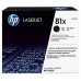 HP 81X Black LJ Toner Cart, High Yield, CF281X (25,000 pages)