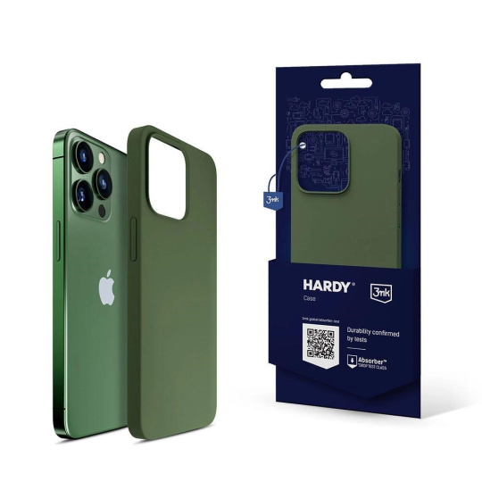 3mk Hardy Silicone MagCase pro Apple iPhone 13 Pro, Alpine Green