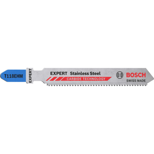 Bosch 3dílná sada pilových plátků T 118 EHM EXPERT Stainless Steel