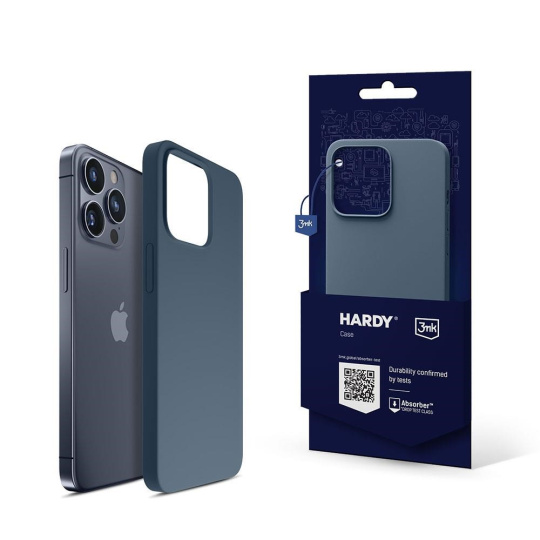 3mk ochranný kryt Hardy Silicone MagCase pro Apple iPhone 15 Pro Max, Royal Blue