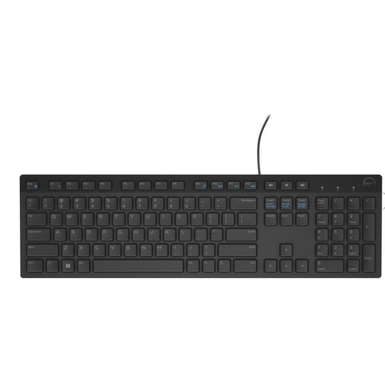 BAZAR - Dell Multimedia Keyboard-KB216 - Czech/Slovak (QWERTZ) - Black - Poškozený obal (Komplet)