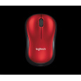 Logitech Wireless Mouse M185, red