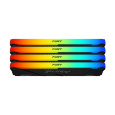 KINGSTON DIMM DDR4 32GB (Kit of 4) 3600MT/s CL17 FURY Beast RGB, XMP